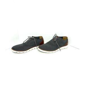 Nautica Wrenwood Knit Oxfords Men's Sz 10 Gray Lace Up Lightweight Derby Sneaker